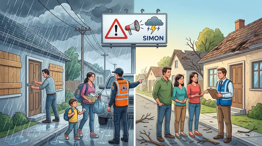 AMIS llama a seguir las indicaciones de Protección Civil ante el huracán Simón